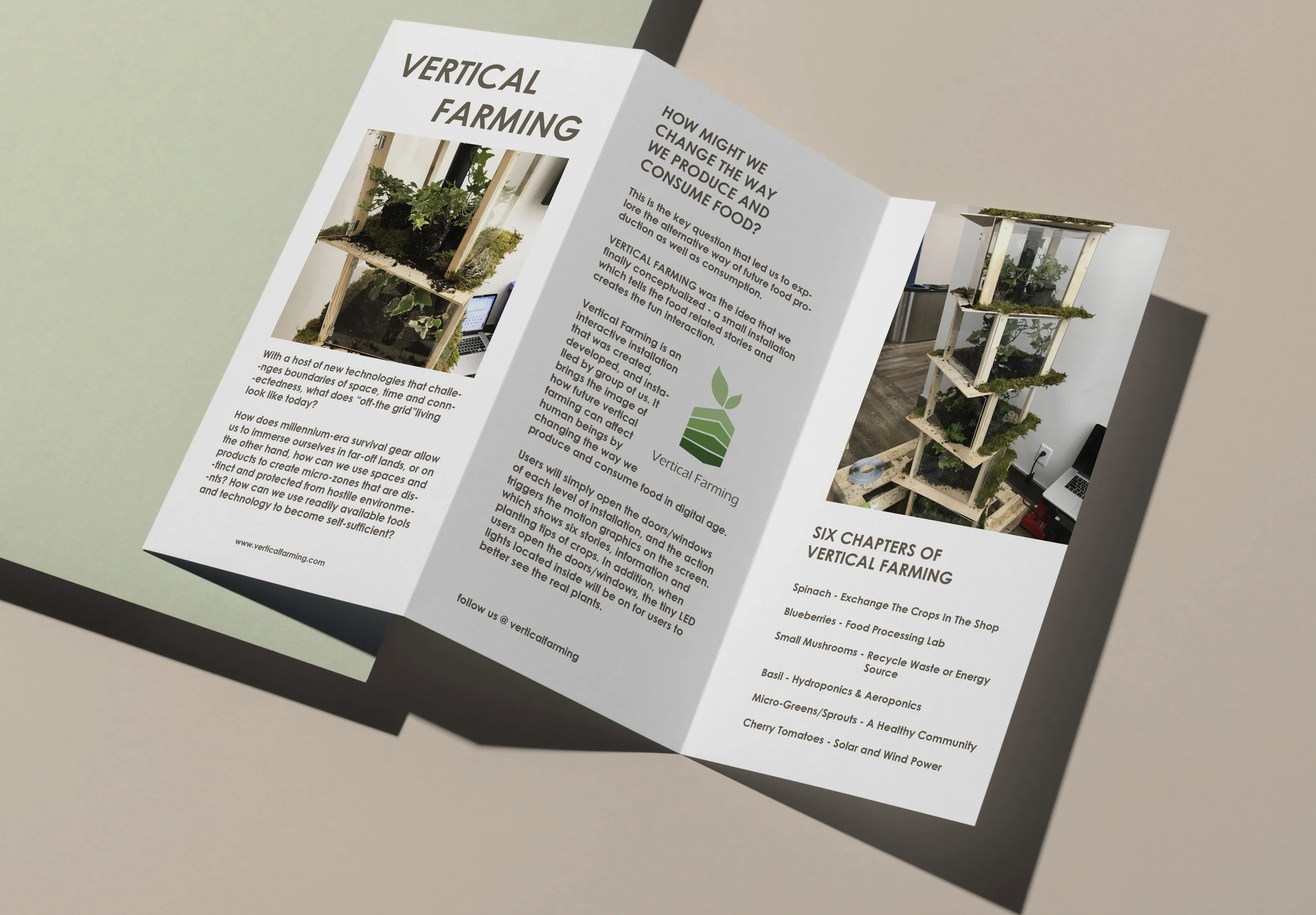 Vertical Farming Interactive Installation